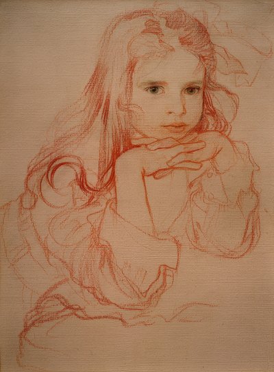 جاروسلافا موتشا ، ابنة الفنانة بواسطة Alphonse Mucha