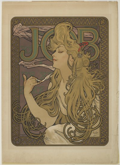 أيوب ، 1896 بواسطة ألفونس موشا
