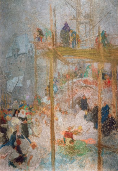 يوهان ميليتش فون كريمسير / دراسة لـ Triptych v. أ.موتشا بواسطة ألفونس موشا