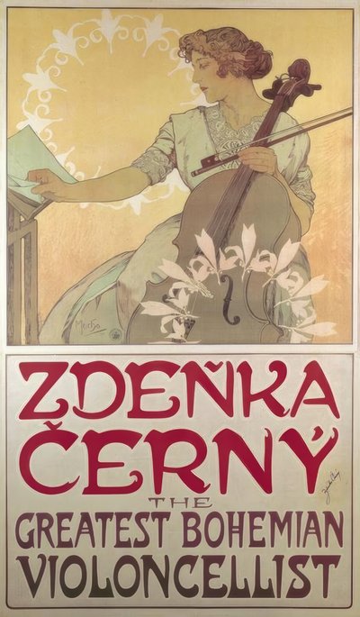 Zdenka Cerny بواسطة ألفونس موشا