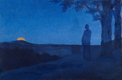 وحدة المسيح حسب أوسبيرت ، ألفونس (1857-1939). زيت على خشب ، مقاس: 37.5 × 56 بواسطة ألفونس أوسبيرت