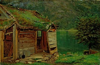 مزرعة في Balestrand بواسطة أمالدوس نيلسن