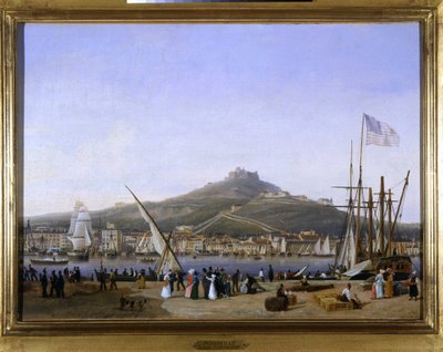 ميناء مرسيليا بواسطة Louis Garneray، sd. حوالي 1820 ، ألوان زيتية على قماش ، 0.330 ؛ 0،460. CCIP Coll. بواسطة أمبرواز لويس جارنيراي