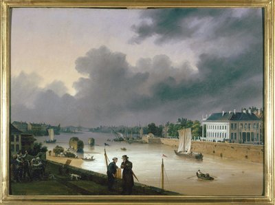 ميناء نانت بواسطة Louis Garneray، sd. حوالي 1820 ، ألوان زيتية على قماش ، 0.330 ؛ 0،460. CCIP Coll. بواسطة أمبرواز لويس جارنيراي