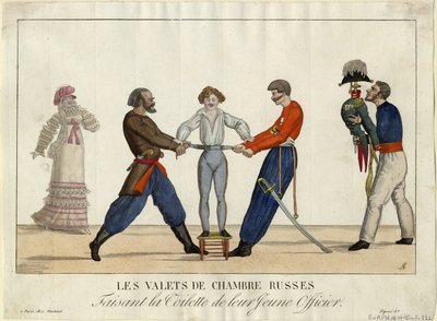 مرحاض ضابط روسي شاب ، ج. 1815 بواسطة أمبرواز لويس جارنيراي