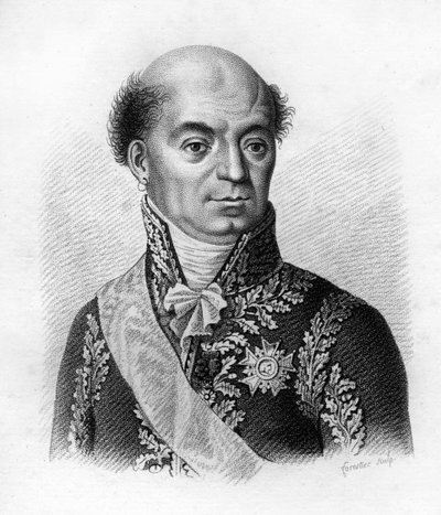 دومينيك كاثرين ، ماركيز دي بيريجنون ماريشال دو فرانس (1754-1818). - في "صور للجنرالات الفرنسيين بعد انتصارات وغزوات الفرنسيين". نقش بواسطة أمبرواز تارديو عام 1818. مجموعة ستيلا. بواسطة أمبرواز تارديو