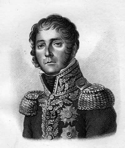 المارشال سباستاني دي لا بورتا (1772-1851). في "" صور للجنرالات الفرنسيين بعد انتصارات وغزوات الفرنسيين "". نقش بواسطة أمبرواز تارديو عام 1818. مجموعة ستيلا. بواسطة أمبرواز تارديو