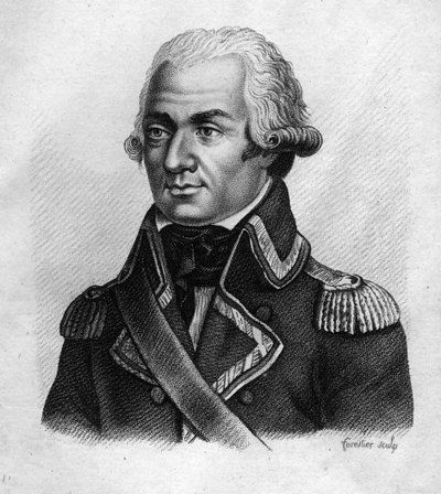 صورة شخصية لشارل فرانسوا دو بيرير دي دوموريز (1739-1823) ، الجنرال الفرنسي. - في "صور الجنرالات الفرنسيين في جناح لفرانس وكونيت ديس فرانسيس" "نقشها أمبرواز تارديو في عام 1818. مجموعة ستيلا. بواسطة أمبرواز تارديو
