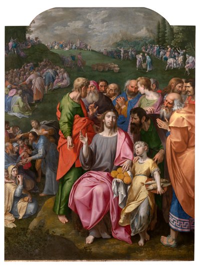 تكاثر الأرغفة والأسماك بواسطة Ambrosius the Elder Francken or Franck