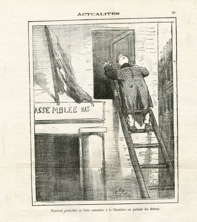 Illustration of Cham (1819-1879) in Le Charivari بواسطة أميدي دي نوي (شام)