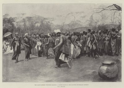 The Lagos-Dahomey Frontier Question ، رقصة أصلية في منطقة النائية المتنازع عليها بواسطة Amedee Forestier