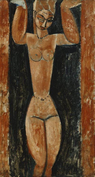 Caryatid. كارياتيد ، ج 1911-1913 بواسطة أميديو موديجلياني