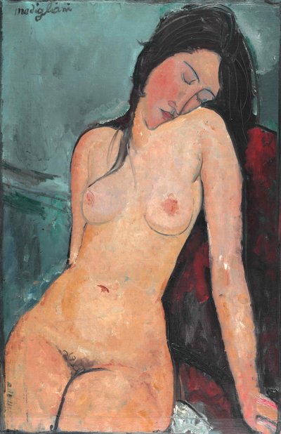 أنثى عارية ، ج. 1916. بواسطة Amedeo Modigliani