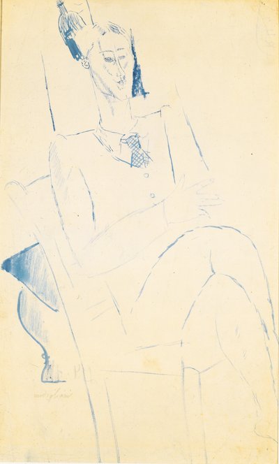 صورة جان كوكتو ، ج. 1916 بواسطة أميديو موديجلياني