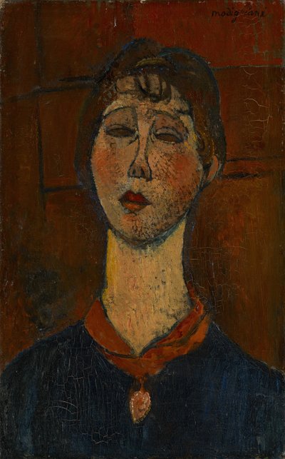 صورة مدام دوريفال ، 1916 م بواسطة Amedeo Modigliani