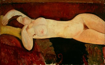 مستلق عاري ج .1919 بواسطة Amedeo Modigliani