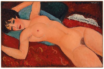 مستلق عاري ، 1917-18 بواسطة Amedeo Modigliani