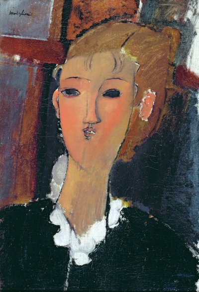 Young Woman in a Small Ruff بواسطة أميديو موديجلياني