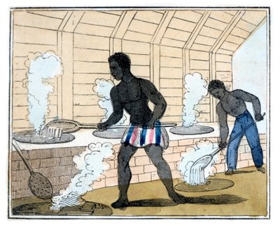 غلي وتبريد السكر ، 1826 بواسطة أميليا ألدرسون أوبي