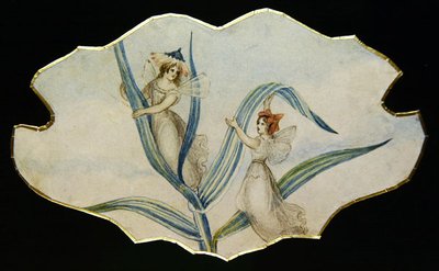 ثرثرة الجنية حوالي 1860 (ألوان مائية وقلم رصاص على ورق) بواسطة أميليا جين موراي