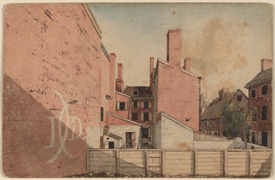 منظر من نافذة شرقية في Old Sugar House ، رقم 3 Norris 'Alley ، فيلادلفيا بواسطة القرن التاسع عشر الأمريكي