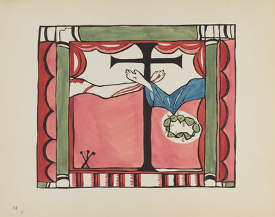 اللوحة 14: Altarpiece الرئيسية ، Chimayo: من Portfolio "Spanish Colonial Designs of New Mexico" بواسطة القرن العشرين الأمريكي