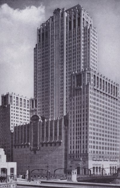 Chicago: The Civic Opera House (b/w photo) بواسطة المصور الأمريكي (بعد)