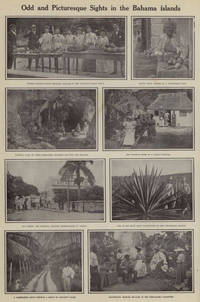 مشاهد غريبة وخلابة في جزر الباهاما (b / w photo) بواسطة المصور الأمريكي (بعد)