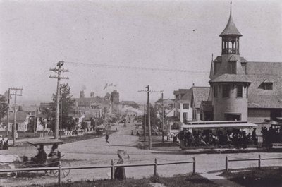 أولد أوركارد بيتش ، مين: Old Orchard المطلة على الشاطئ (b / w photo) بواسطة المصور الأمريكي (بعد)