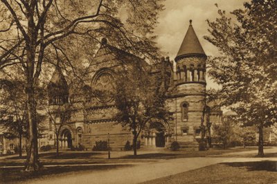 جامعة برينستون: قاعة ألكسندر (b / w photo) بواسطة المصور الأمريكي (بعد)
