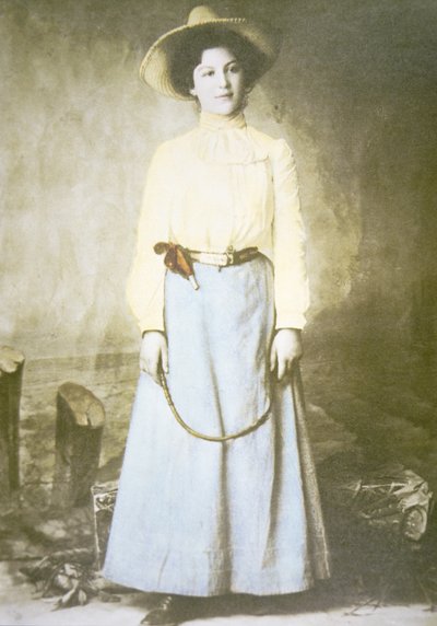 Anna Webb of Kansas, c.1880 (b/w photo) بواسطة مصور أمريكي
