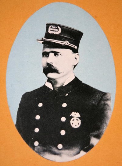 بن طومسون (1842-184) حوالي 1881 (صورة بالأبيض والأسود) بواسطة مصور أمريكي
