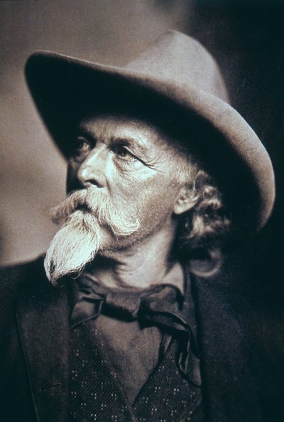 Buffalo Bill (1846-1917) in his latter years (b/w photo) بواسطة مصور أمريكي