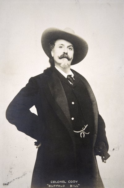 Buffalo Bill (1846-1917) postcard بواسطة مصور أمريكي