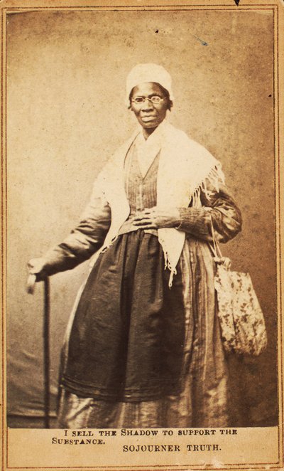 بطاقة زيارة Sojourner Truth ، 1864 بواسطة مصور أمريكي