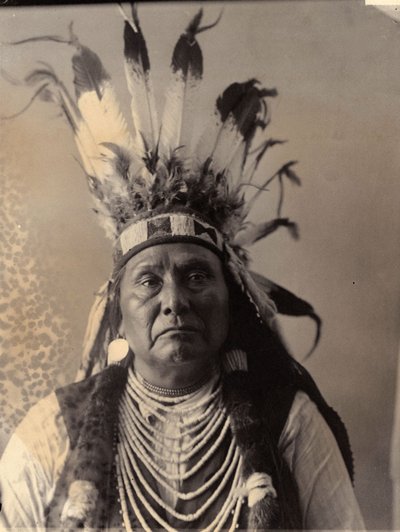 الزعيم جوزيف واشنطن ، نيز بيرس ، مقاطعة كولومبيا ، أبريل 1900 (b / w photo) بواسطة مصور أمريكي