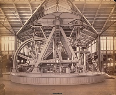 محرك كورليس ، معرض سينتينيال الدولي ، فيلادلفيا ، 1876 (طبعة زخرفية) بواسطة مصور أمريكي