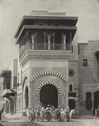 حمار بنين في شارع القاهرة بواسطة مصور أمريكي