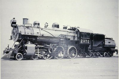 المحرك 2372 فئة T-32 من خط سكة حديد جنوب المحيط الهادئ (b / w photo) بواسطة مصور أمريكي