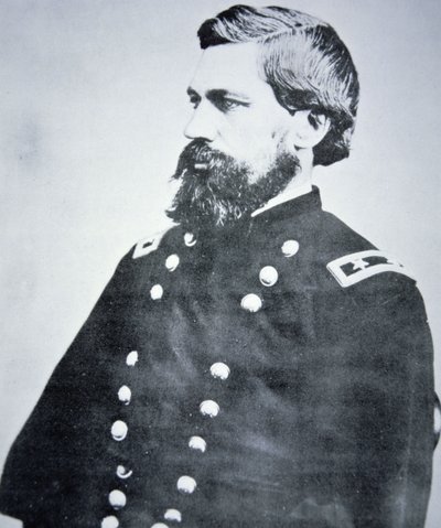 General Oliver Otis Howard (1830-1909) (b/w photo) بواسطة مصور أمريكي