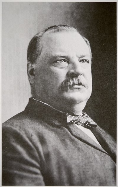 Grover Cleveland (b/w photo) بواسطة مصور أمريكي