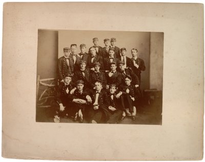 Hagers Class of 61 19 in number، c.1870 (بني داكن) بواسطة مصور أمريكي