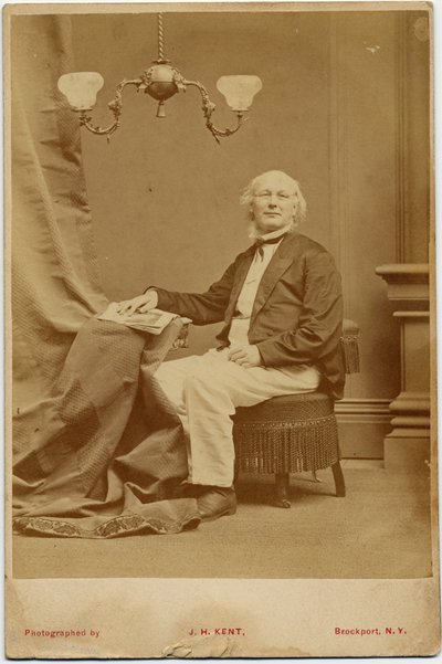 هوراس غريلي (1811-1872) ، محرر سياسي وصحفي أمريكي ، صورة من جيه إتش كينت ، بروكبورت ، نيويورك (صورة زخرفية) بواسطة مصور أمريكي