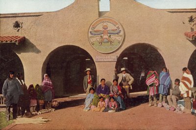 البناية الهندية ، البوكيرك ، نيو مكسيكو (صورة ملونة) بواسطة مصور أمريكي