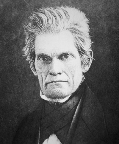 جون سي كالهون (1782-1850) (b / w photo) بواسطة مصور أمريكي