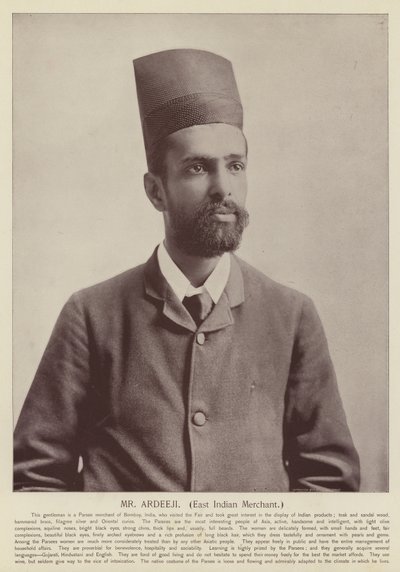 السيد أرديجي ، تاجر شرق الهند بواسطة American Photographer