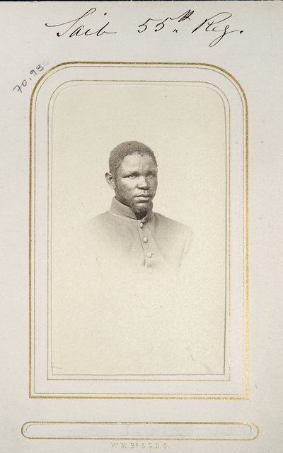 نيكولاس سعيد ، بطاقتنا ، c.1863-66 بواسطة مصور أمريكي