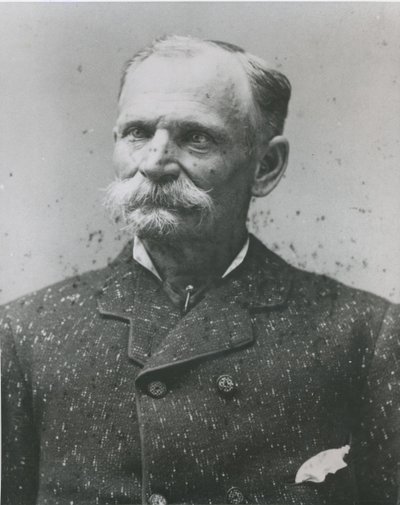 صورة تشارلز إيرل بولز ، الملقب بـ "بلاك بارت" (1829 - 1917) (صورة بالأبيض والأسود) بواسطة مصور أمريكي