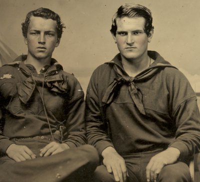 صورة لبحّارين في Uniform Uniform ، c.1861 (صورة صغيرة) بواسطة مصور أمريكي