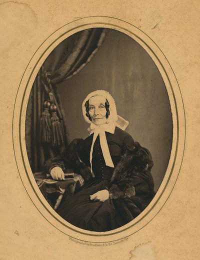 ريبيكا جراتز ، حوالي عام 1860 (صورة b / w) بواسطة مصور أمريكي